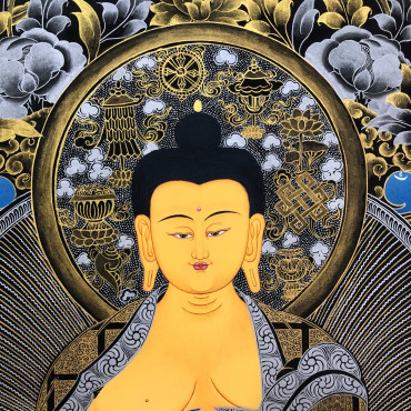 Shakyamuni Buddha with Auspicious Decoration