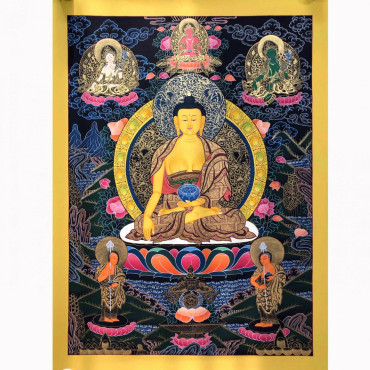 Shakyamuni Buddha Thanka Art