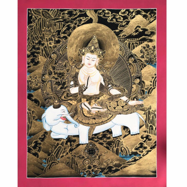 Beautiful Samantabhadra Bodhisattva (Pǔxián Púsà 普賢菩薩), Guanyin, Guan Yin or Kuan Yin