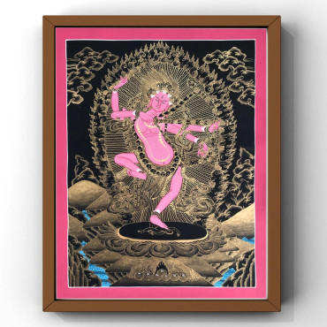 46cmx35cm Fine Quality kurukulla Thanka, Tibetan Style, Fine Himalayan Art