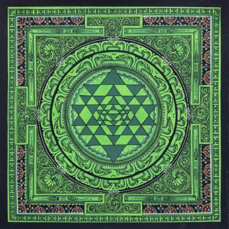 Shree Yantra Thangka Painting