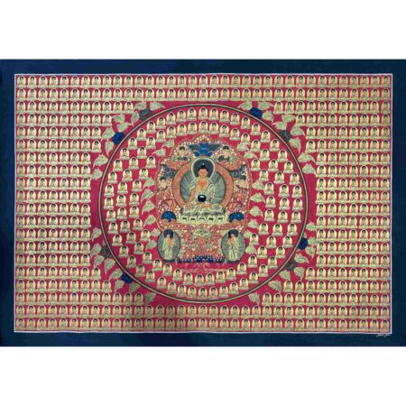 1000 Buddha Thangka
