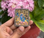 Palden Lhamo Pendant, Handmade Palden Lhamo Amulet