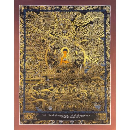 Buddha Life History Thangka Art