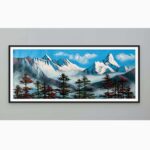 Acrylic Painting of Mount Everest, Ama Dablam