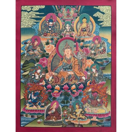 Vintage The eight manifestations of Guru Padmasambhava