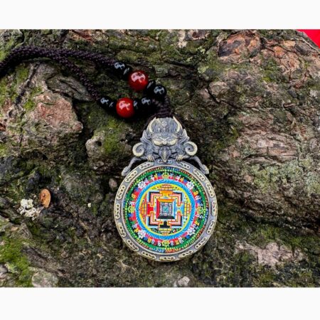 Kalachakra Mandala Thangka Pendant