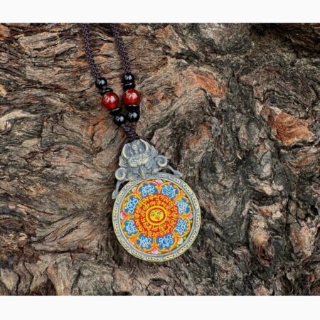 Mandala Pendant with Eight Auspicious Symbols