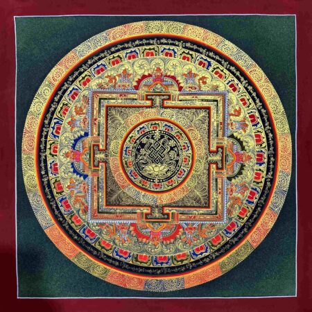 Infinite Knot Mandala Thangka