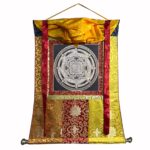 Silk Brocade Mounted Kalachakra Mandala