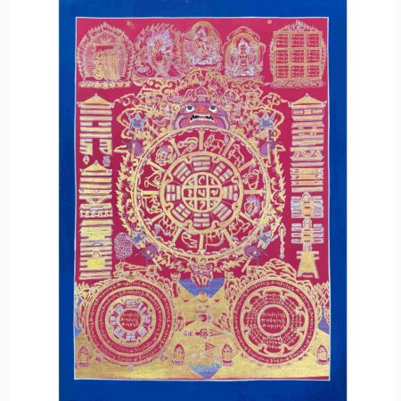 Sipa Khorlo Thangka Painting