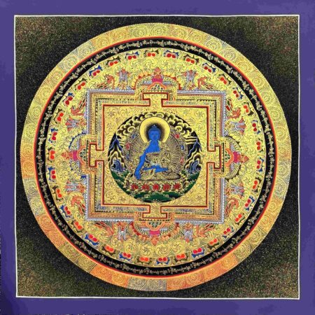 Healing Buddha Mandala Thangka