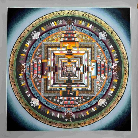 Kalachakra Mandala Thangka Painting