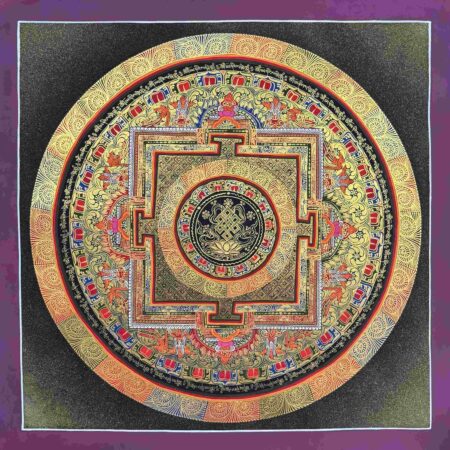 Infinite Knot Mandala Thangka