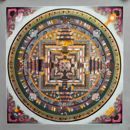 Kalachakra Mandala Thangka Painting