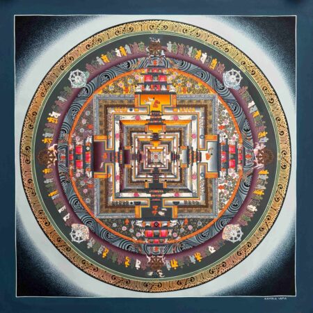 Kalachakra Mandala Thangka Painting