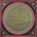 Om Mantra Mandala Thangka Painting