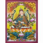 24k Gold Padmasambhava, Guru Rinpoche, Guru Thangka