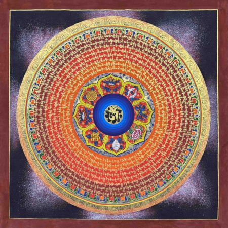 Mantra Mandala Thanka Painting