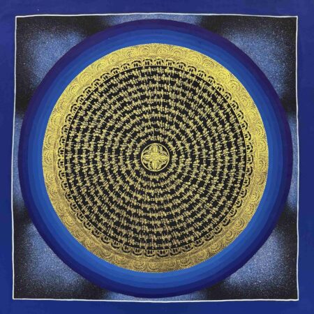 Double Vajra Mantra Mandala Thangka Painting