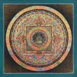 Dharma Wheel Mandala Thangka
