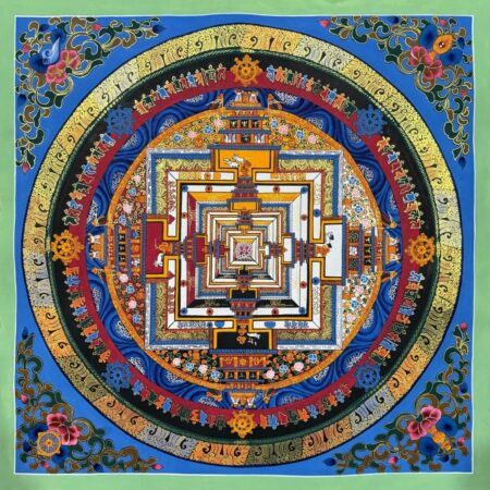 Kalachakra Mandala Thangka Painting