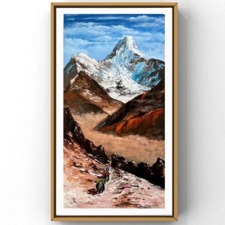 Ama Dablam – Acrylic Painting