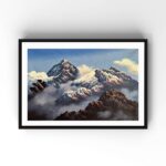 Mt. Everest Acrylic Painting