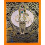 Avalokiteshvara Thangka Painting, 1000 Armed Avalokiteshvara