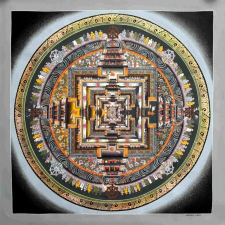Kalachakra Mandala Thangka Painting