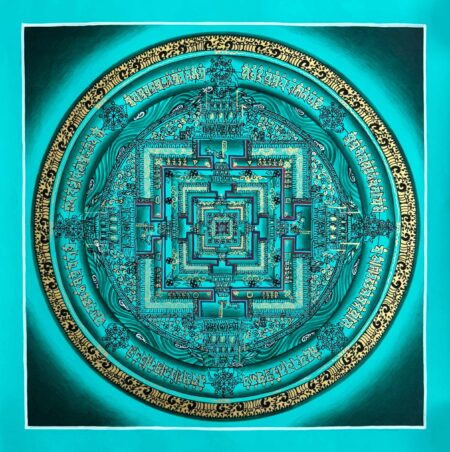 Kalachakra Mandala Thangka Painting