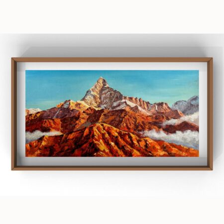 Machhapuchre Acrylic Art
