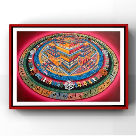 3D Kalachakra Mandala Thangka