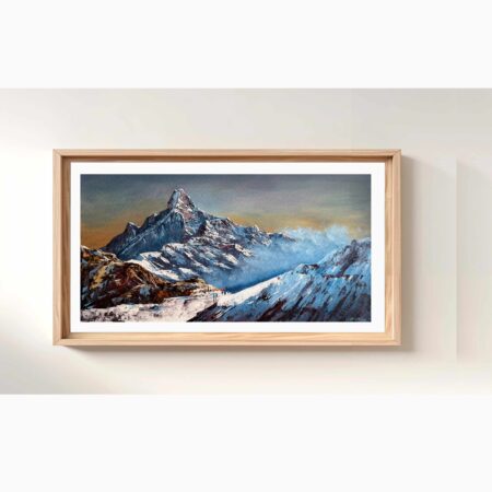 Acrylic Painting of Mount Ama Dablam