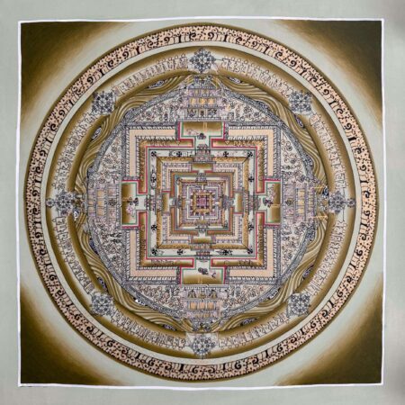 Kalachakra Mandala Thangka Painting