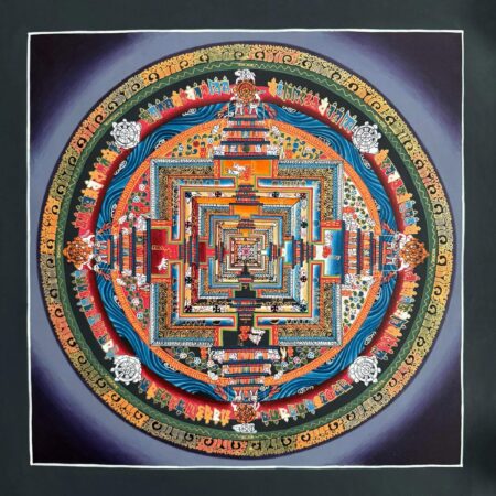 Kalachakra Mandala Thangka Painting
