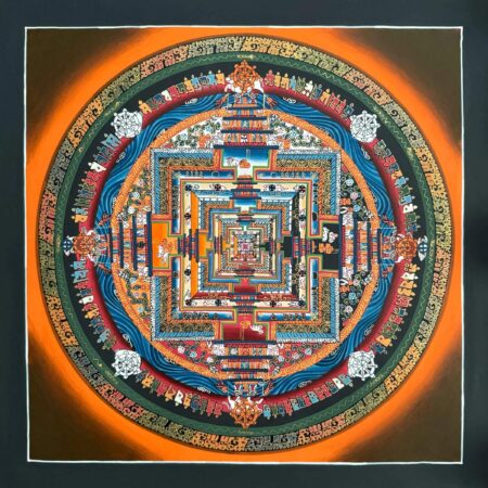 Kalachakra Mandala Thangka Painting