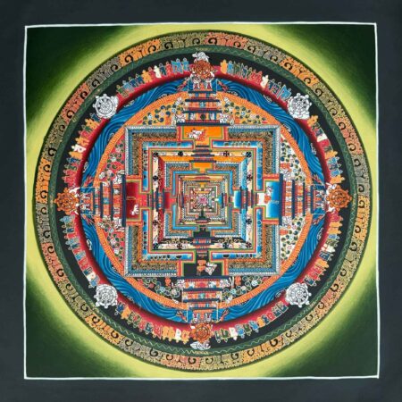 Kalachakra Mandala Thangka Painting