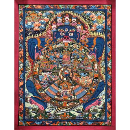 Bhavachakra Thangka Painting