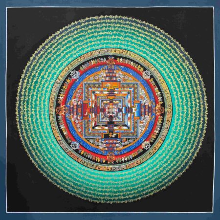 Kalachakra Mandala Thangka Painting