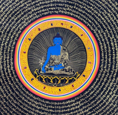 Healing Buddha Mandala Thangka