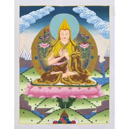 Tsongkhapa Thangka Painting