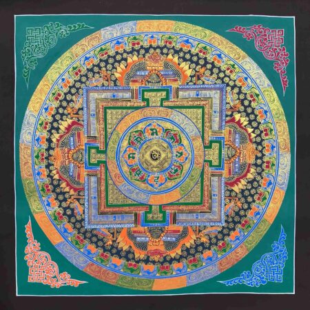 Om Mandala Thangka Painting