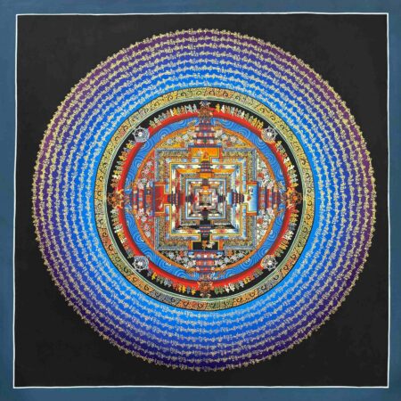 Kalachakra Mandala Thangka Painting