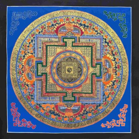 Om Mandala Thangka Painting