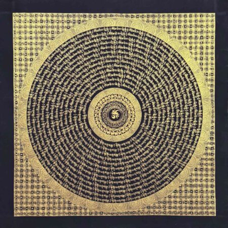 Om Mani Padme Hum Mandala Thangka