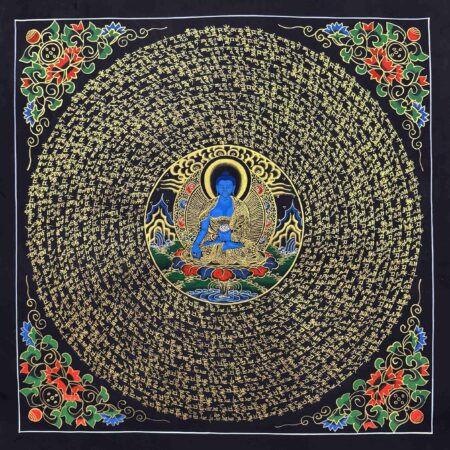 Medicine Buddha Mandala Thangka