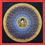 Vairocana Mantra Mandala Thangka Painting