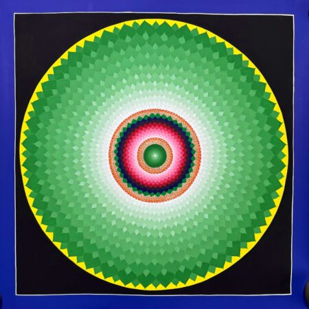 Lotus Mandala Thangka Painting