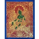 Green Tara Thangka Painting
